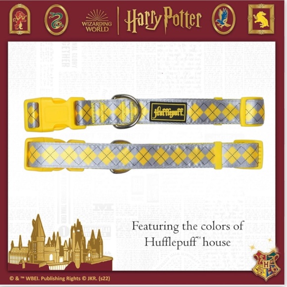 NWT Harry Potter Wizarding World Hufflepuff Pet Collar Size XS (8-12”) - Picture 4 of 10